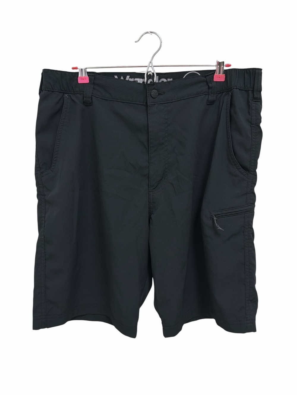 Wrangler Men's Outdoor Performance Utility Zip Cargo Shorts Black Size 36 - Picture 6 of 10